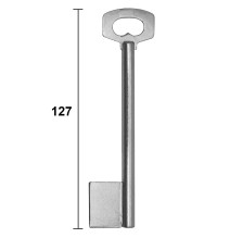 klucz ZJP60127 zasuwa jednopiórowa fi 6,0 przedłużana - 127mm