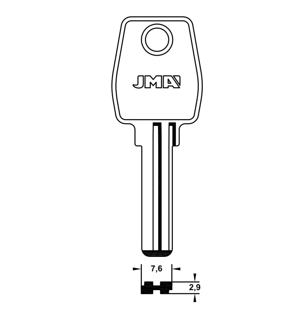 klucz JMA EU-12