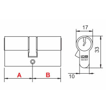 wkładka Lob Ares 30/30 nikiel