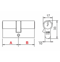 wkładka Lob Ares 35/90 nikiel