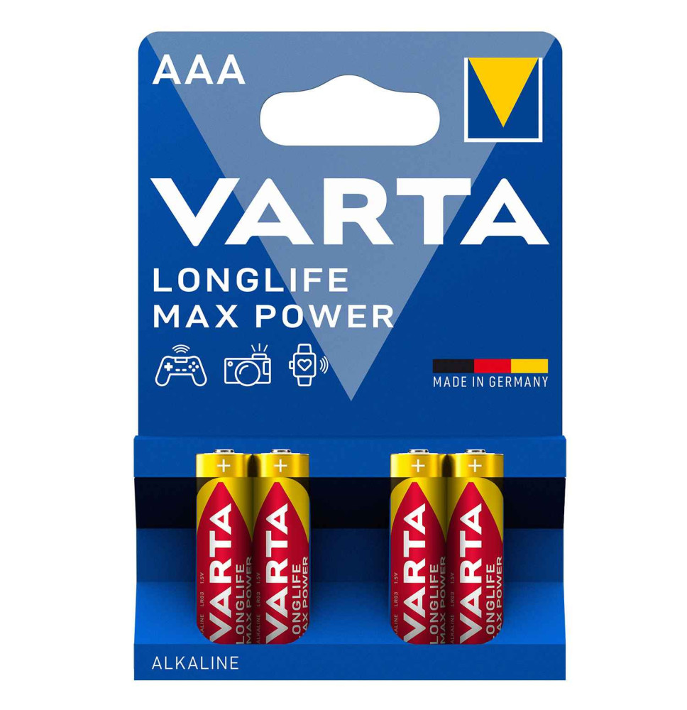 bateria Varta Longlife Max Power AAA - 4 szt