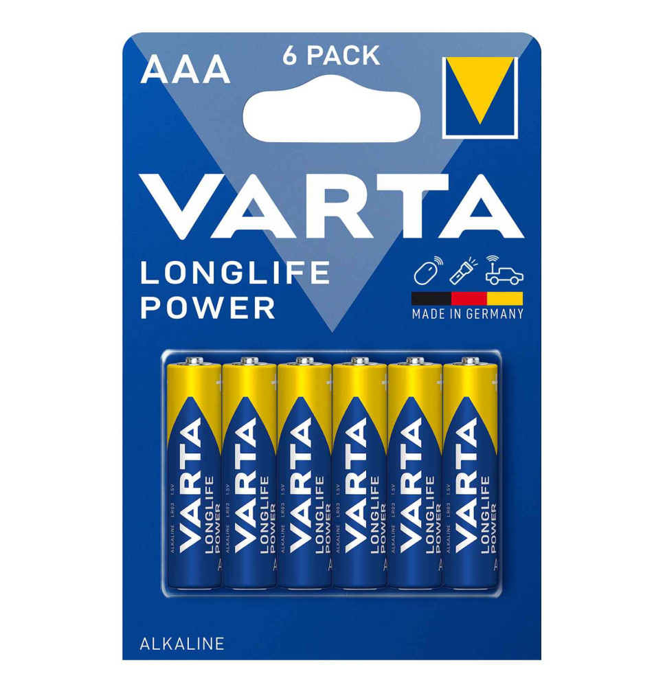 bateria Varta Longlife Power AAA - 6 szt