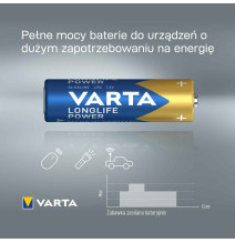 bateria Varta Longlife Power AAA - 6 szt