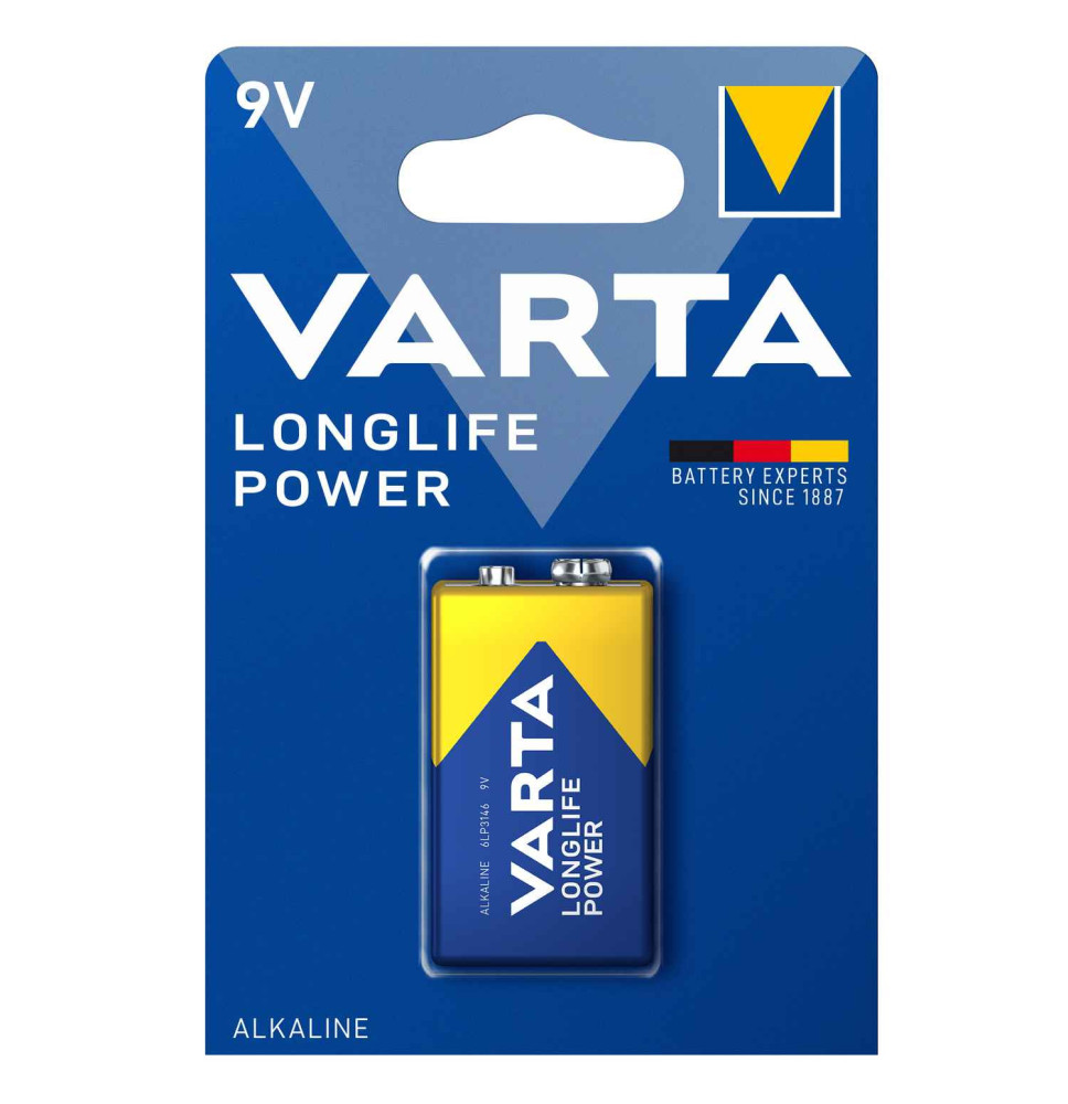 bateria Varta Longlife Power 9V (6LP3146)