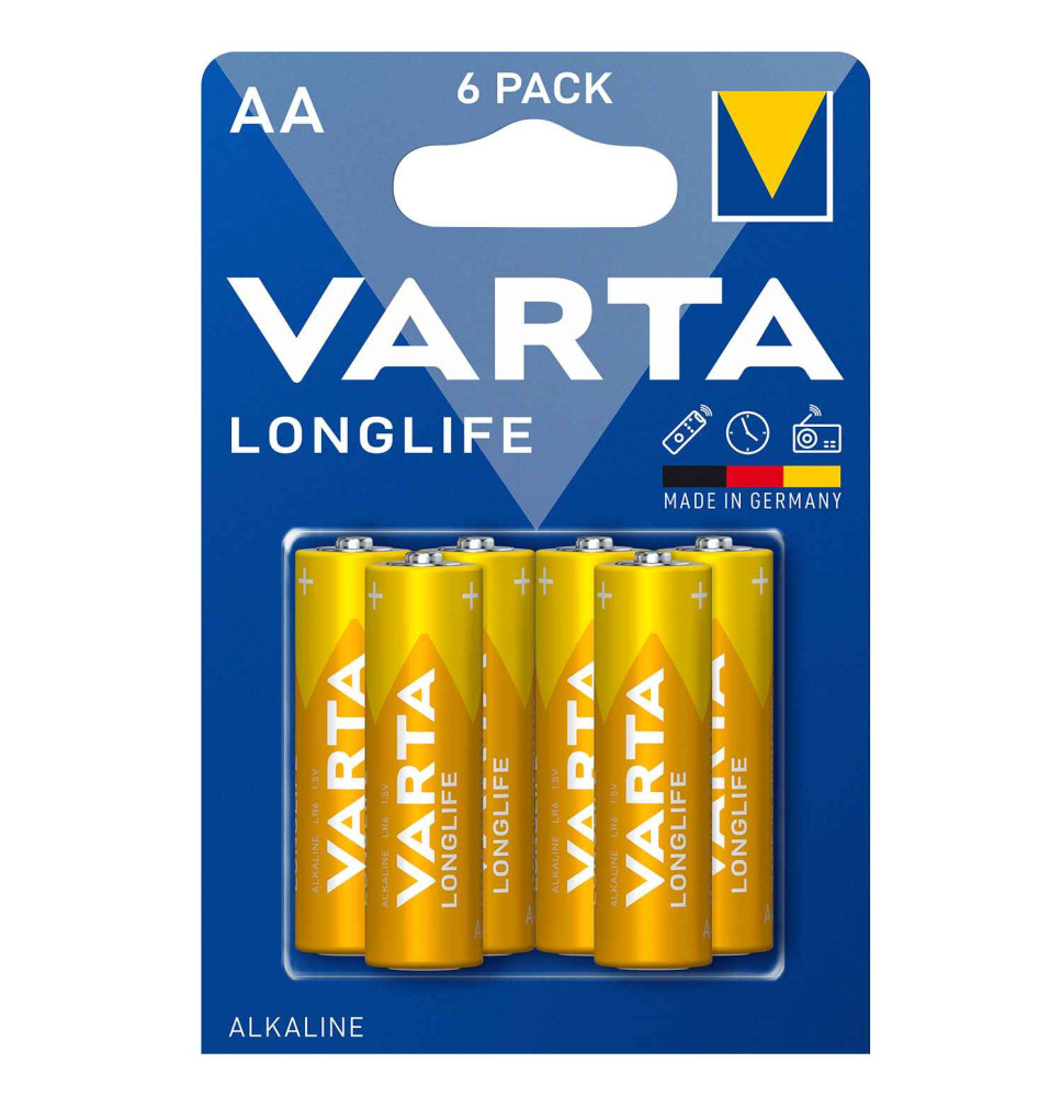 bateria Varta Longlife AA - 6 szt