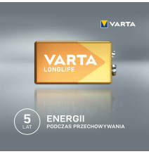 bateria Varta Longlife 9V (6LP3146)