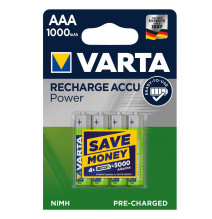 akumulatorek Varta Power AAA 1000mAh - 4 szt