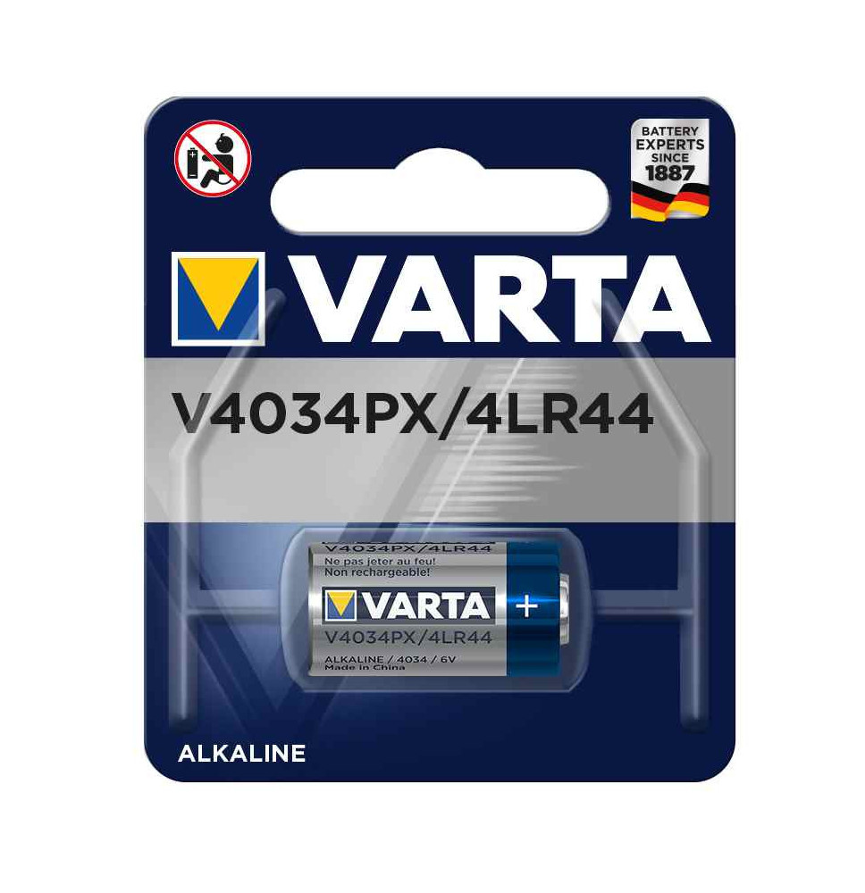 bateria Varta V4034 (4LR44)