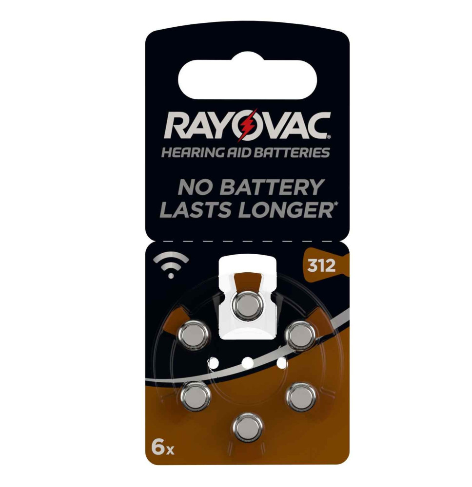 bateria Rayovac 312 - 6 szt