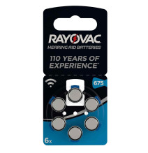 bateria Rayovac 675 - 6 szt