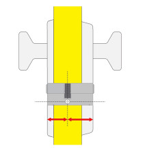 wkładka Gerda Pro System X 30/30 nikiel