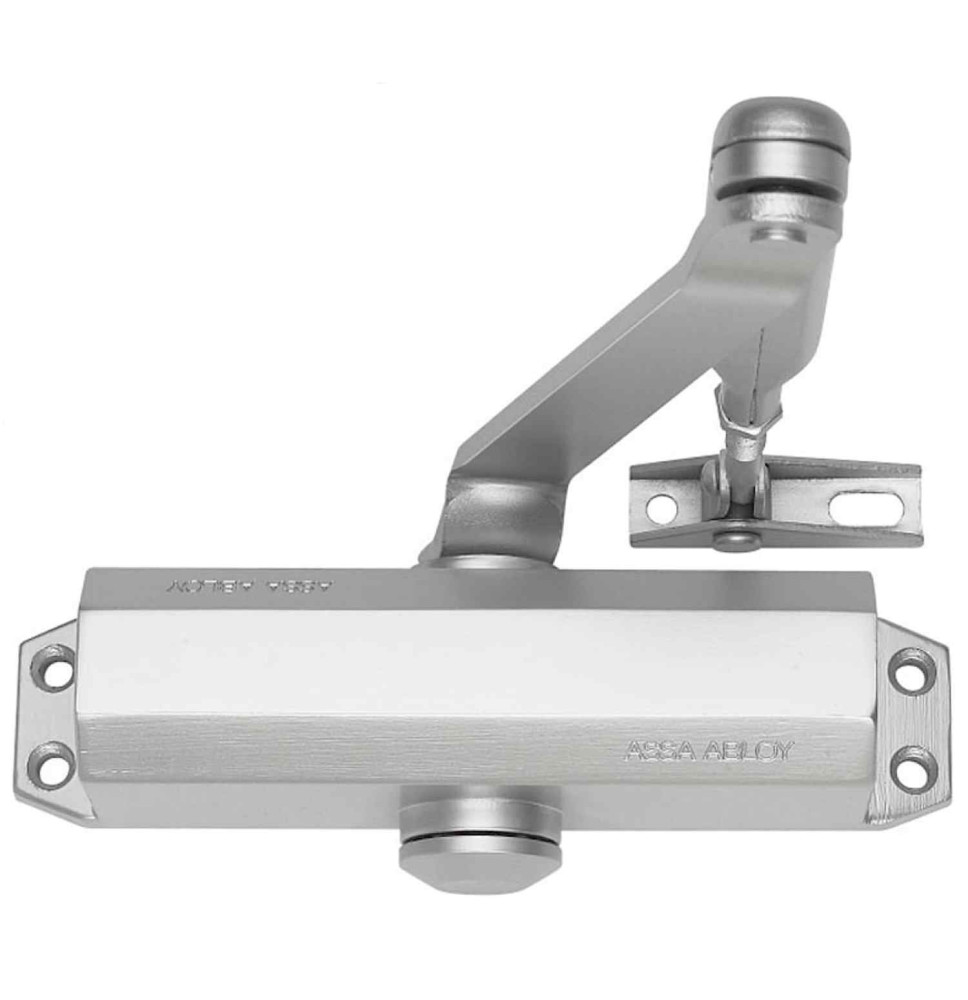 samozamykacz Assa Abloy DC110 z ramieniem srebrny