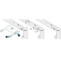 samozamykacz Assa Abloy DC110 z ramieniem srebrny