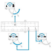 samozamykacz Assa Abloy DC140 z ramieniem srebrny