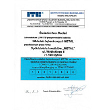 wkładka Metal klasa A 31/36 satyna