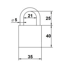 kłódka Lob K350 serwisowa