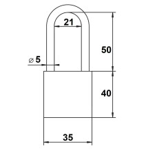 kłódka Lob K351 serwisowa