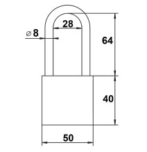 kłódka Lob KZ51 serwisowa