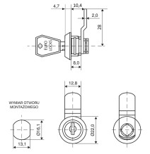 zamek Euro-Locks 0202037/26519