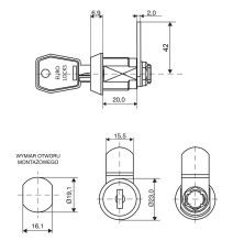 zamek Euro-Locks B671027/4983