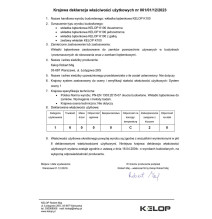 wkładka KELOP K100 30/30 nikiel system jednego klucza