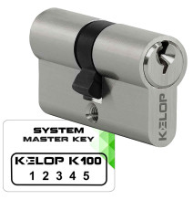 wkładka KELOP K100 30/30 nikiel system master key