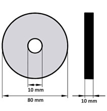 szczotka Raise P-4468 nylon 80x10x10